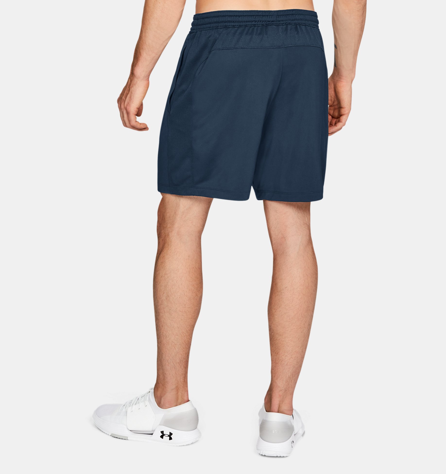 Under Armour Mens Mk1 Shorts Running Shorts Crafted with HeatGear Technology Modern Workout Shorts with Pockets and Tight Cut